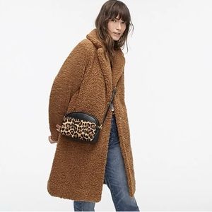 J. CREW TEDDY SHERPA TOP COAT